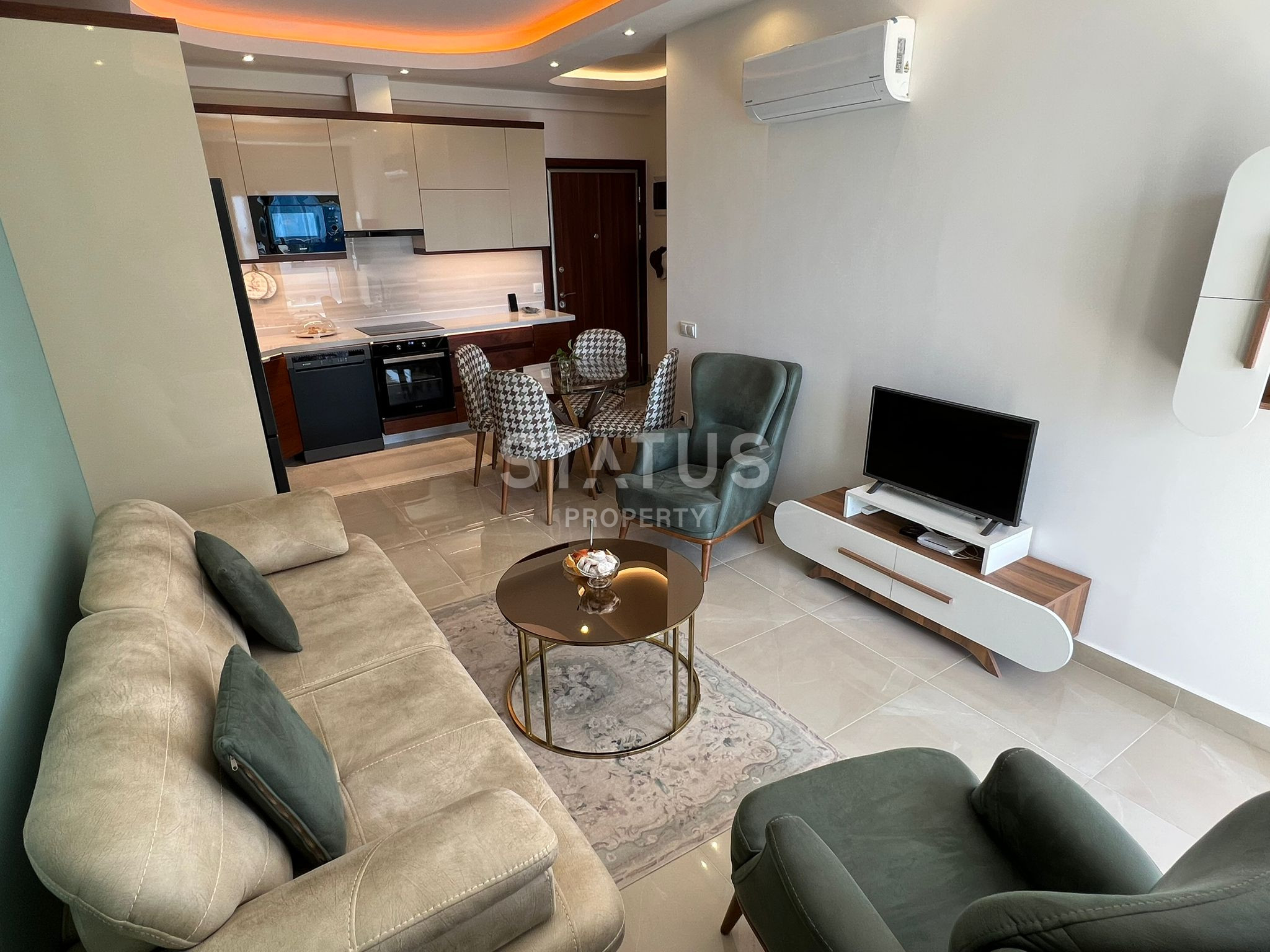 Квартира 1+1 в шикарном комплексе с видом на море, 65 м2 фото 5