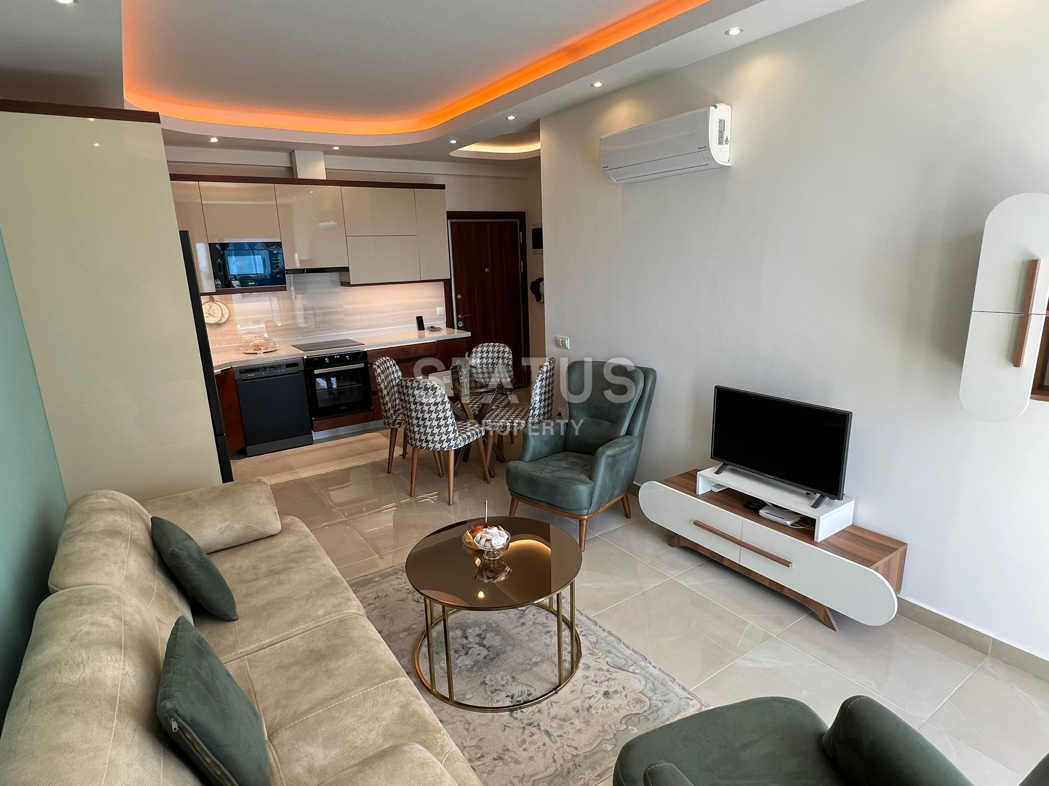 Квартира 1+1 в шикарном комплексе с видом на море, 65 м2 фото 6