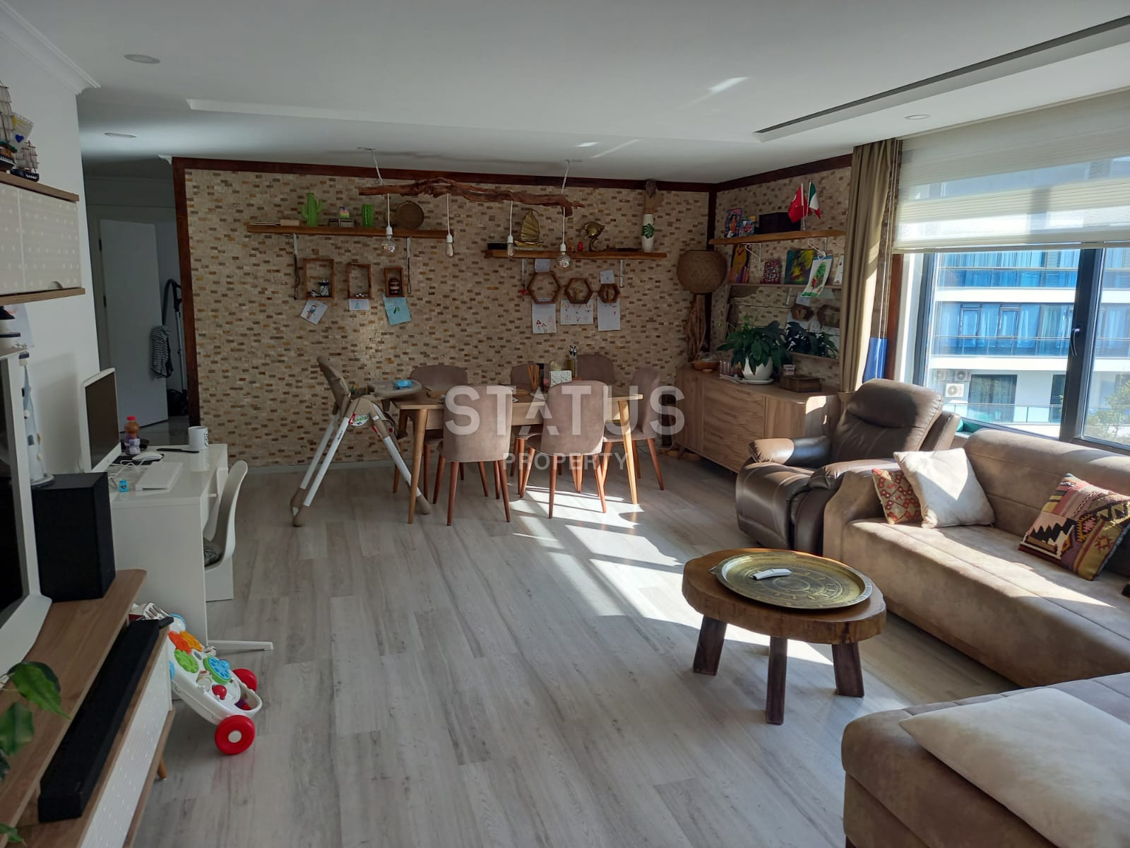 Трёхкомнатная квартира в премиальном ЖК в Каргыджаке. 125м2 фото 3