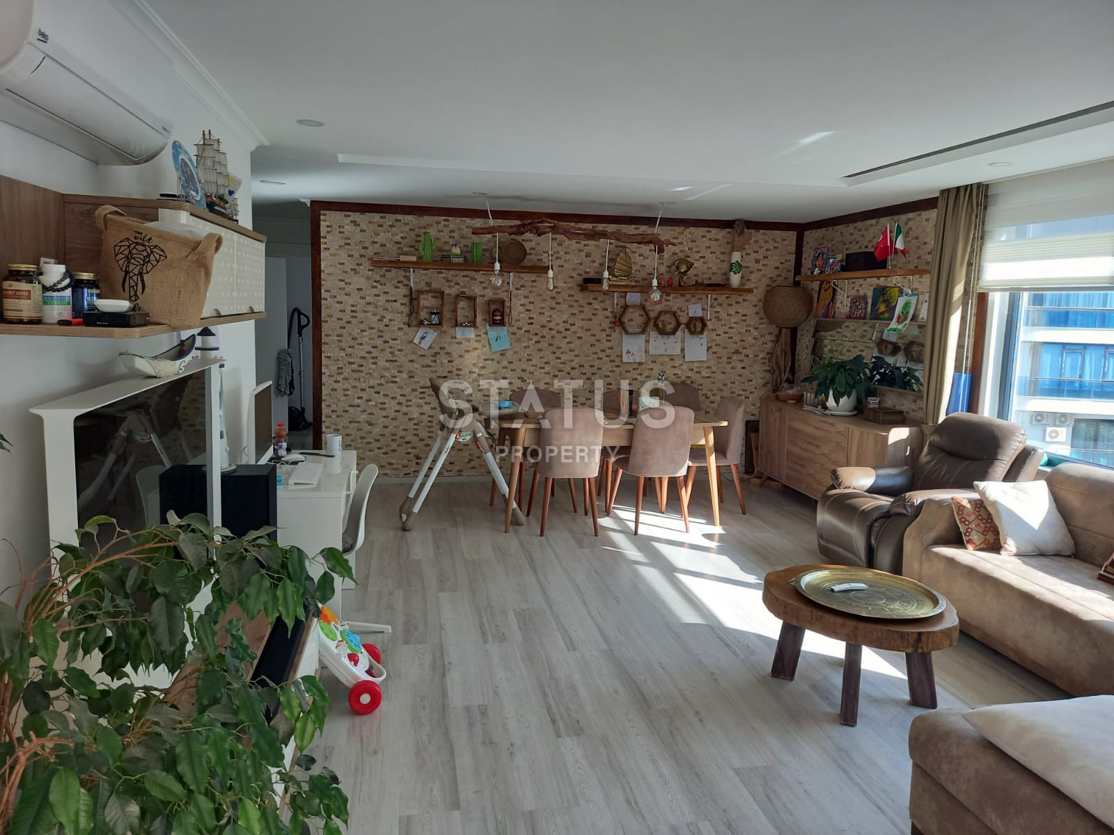 Трёхкомнатная квартира в премиальном ЖК в Каргыджаке. 125м2 фото 5