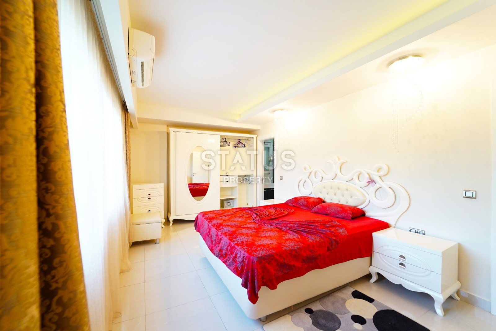 Просторная квартира планировки 3+1 с мебелью в комплексе с развитой инфраструктурой и собственным пляжем, 145м2 фото 12