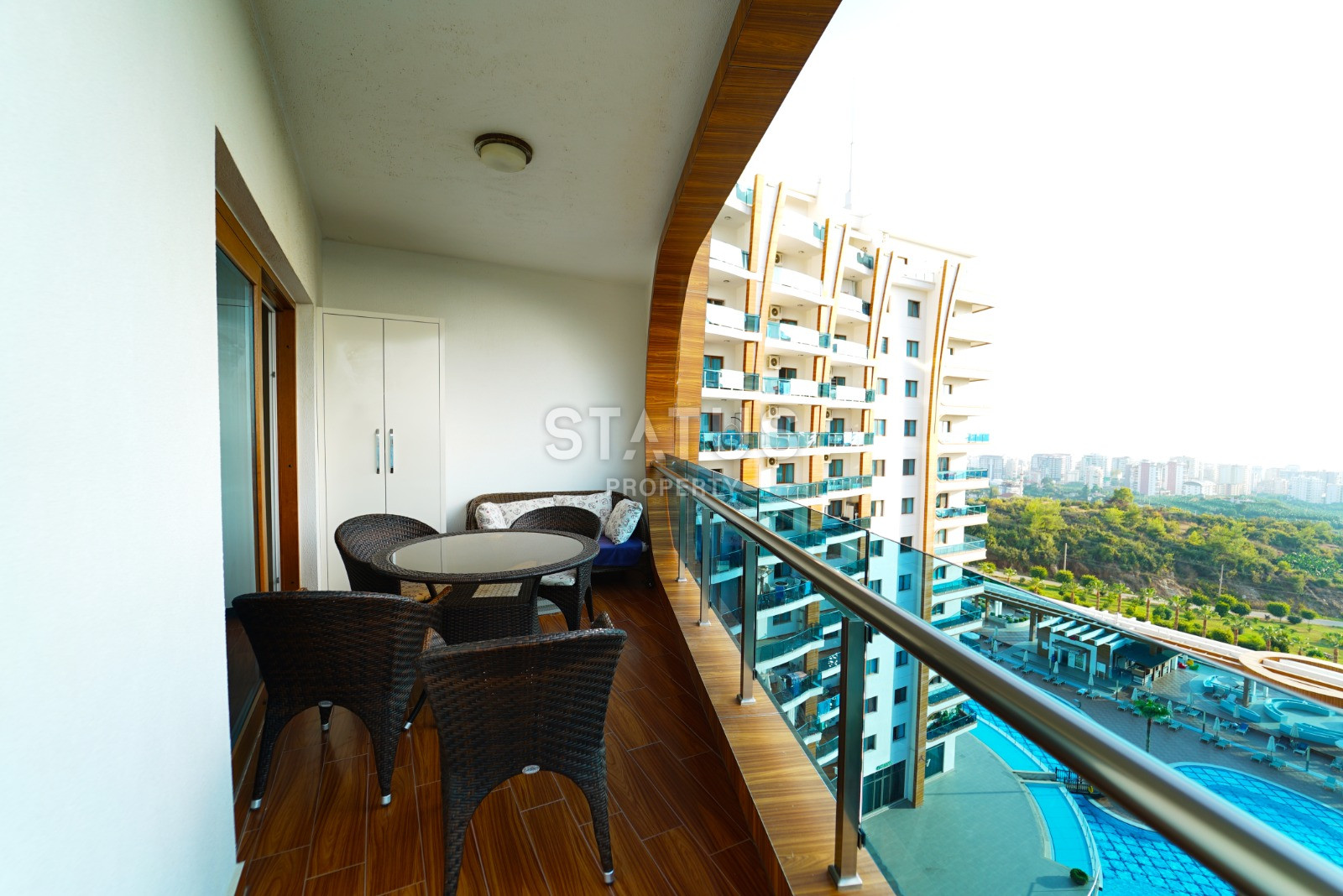 Просторная квартира планировки 3+1 с мебелью в комплексе с развитой инфраструктурой и собственным пляжем, 145м2 фото 18