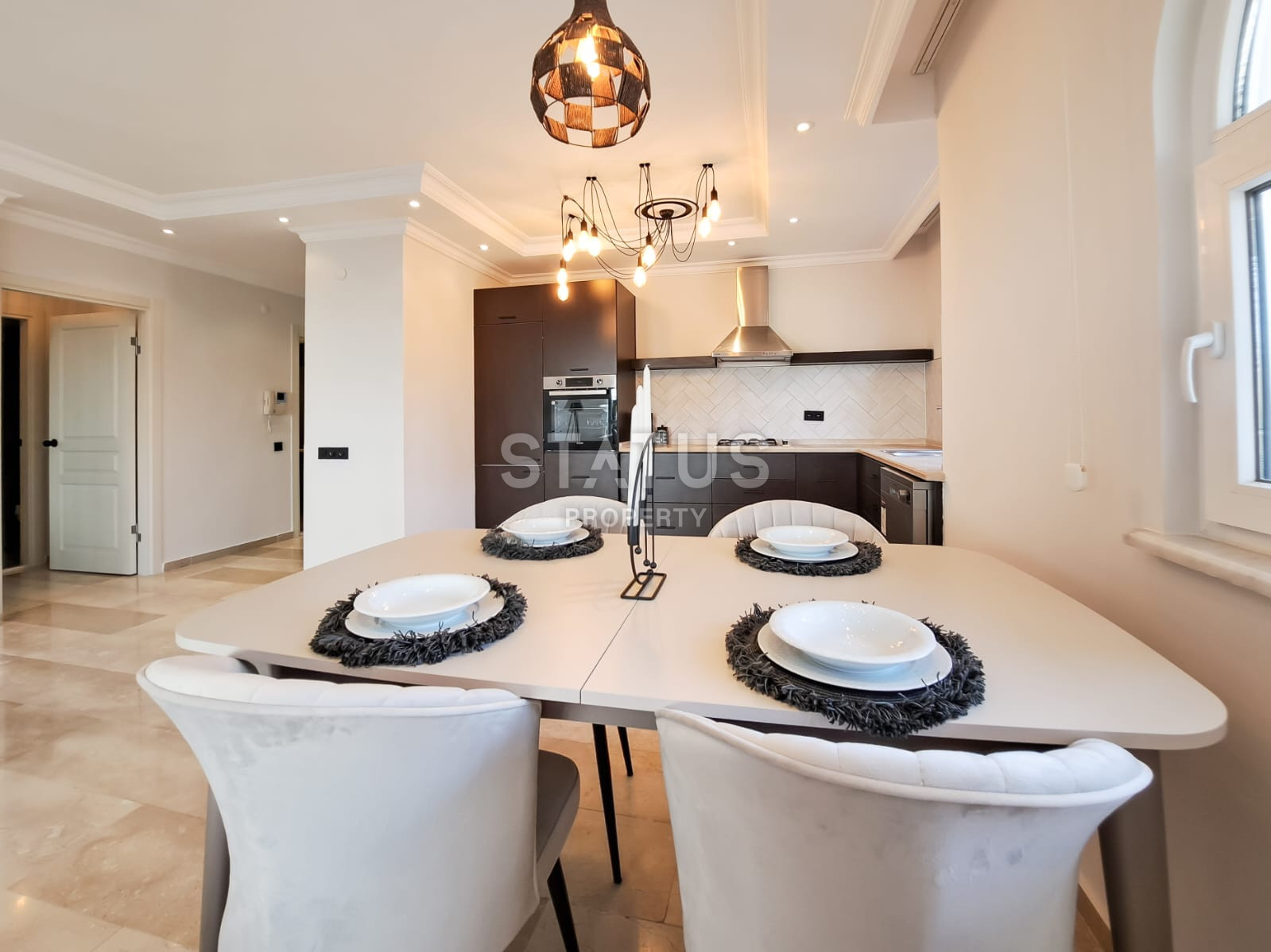 Stylishly furnished three-room apartment in Tosmur, 115 m2 фото 4