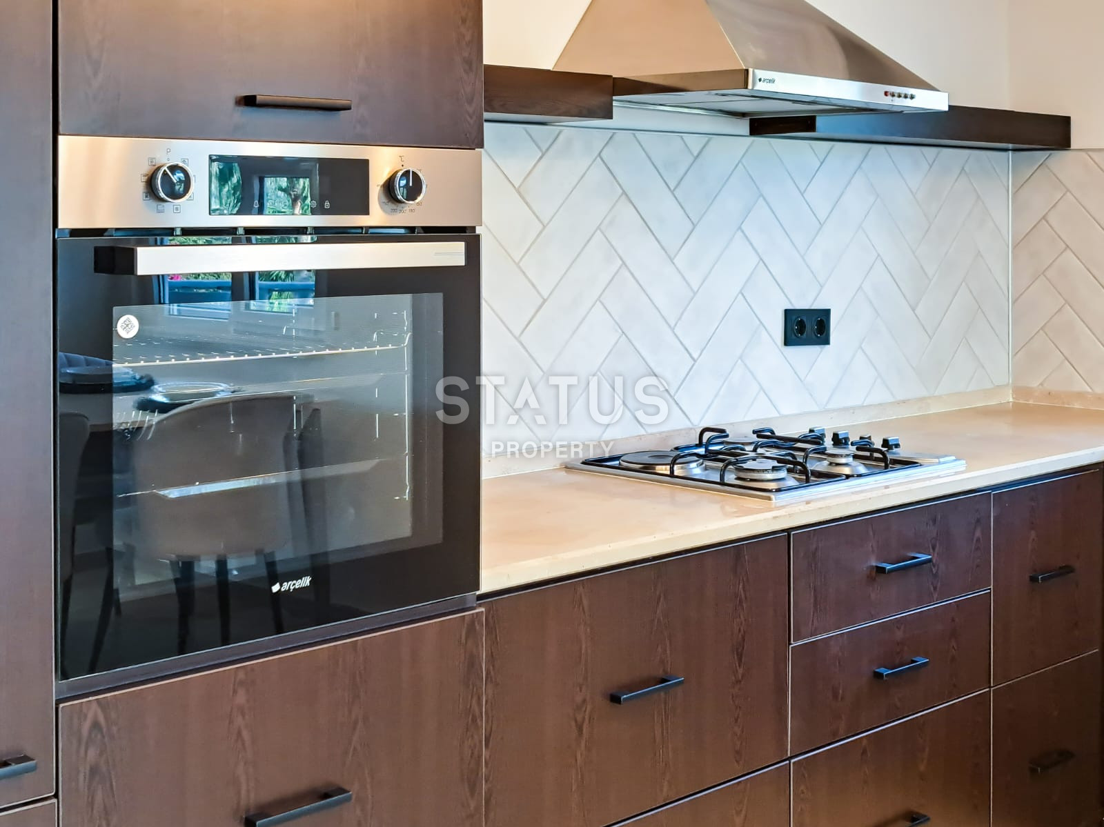 Stylishly furnished three-room apartment in Tosmur, 115 m2 фото 12