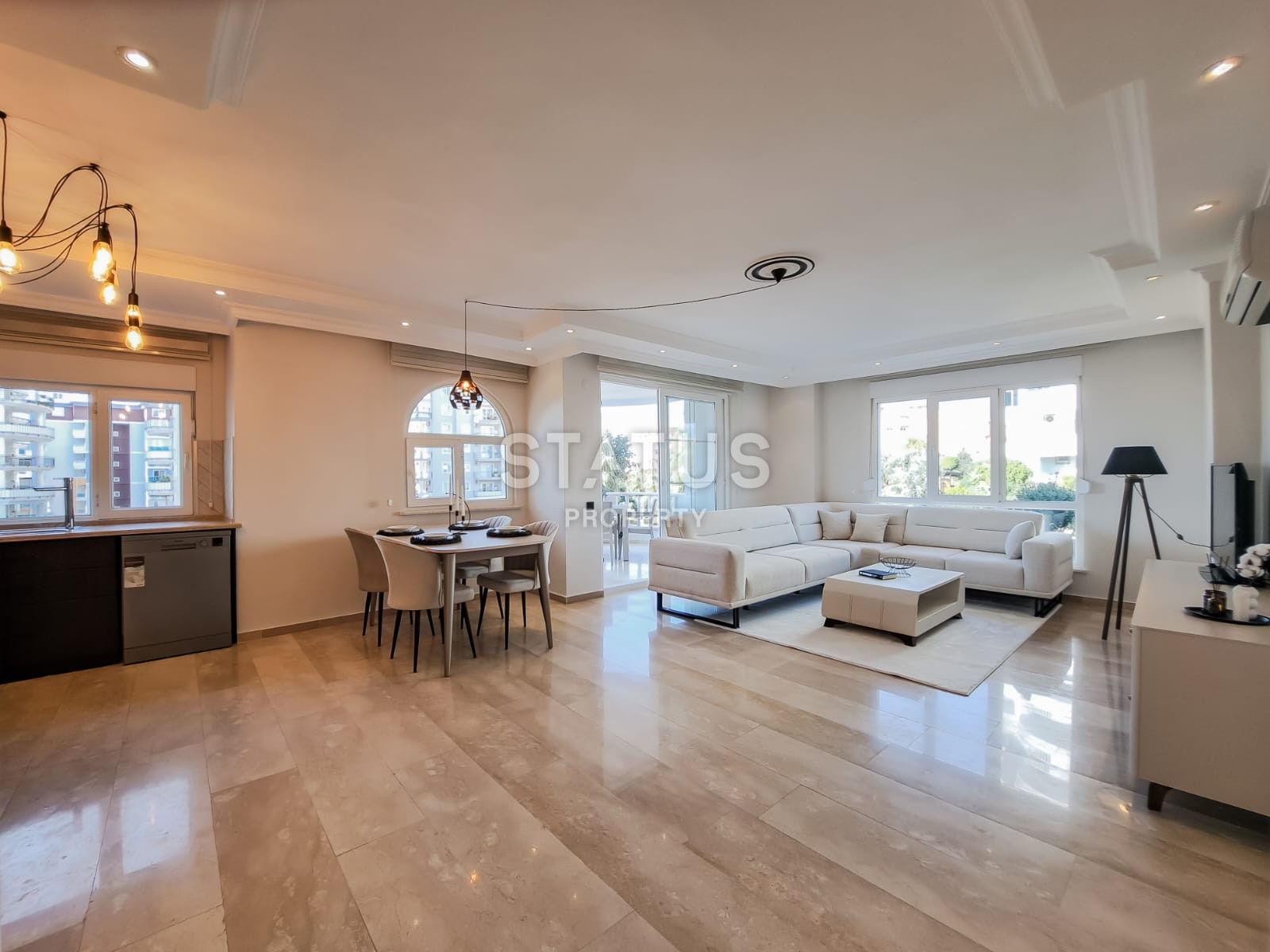 Stylishly furnished three-room apartment in Tosmur, 115 m2 фото 14