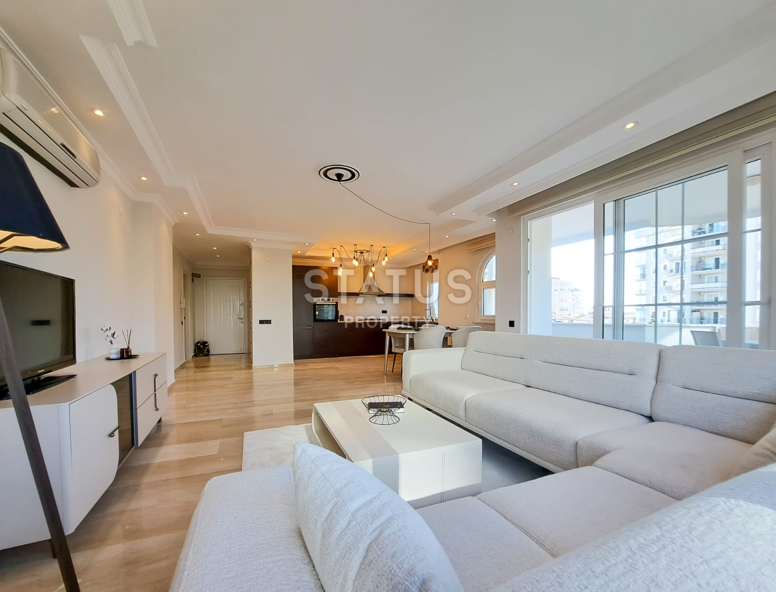 Stylishly furnished three-room apartment in Tosmur, 115 m2 фото 18