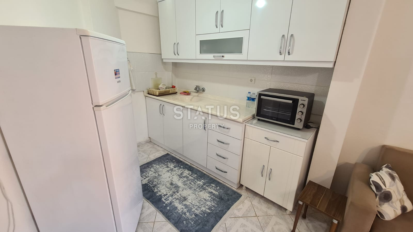 Квартира планировки 1+1 по хорошей цене в 250м от моря в Махмутларе. 65м2 фото 9