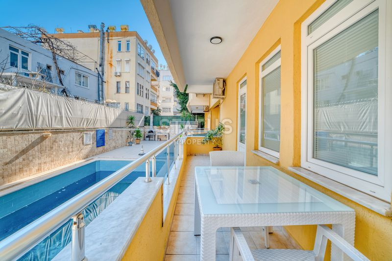 Two-room furnished apartment 50m from the sea. 55m2 фото 17