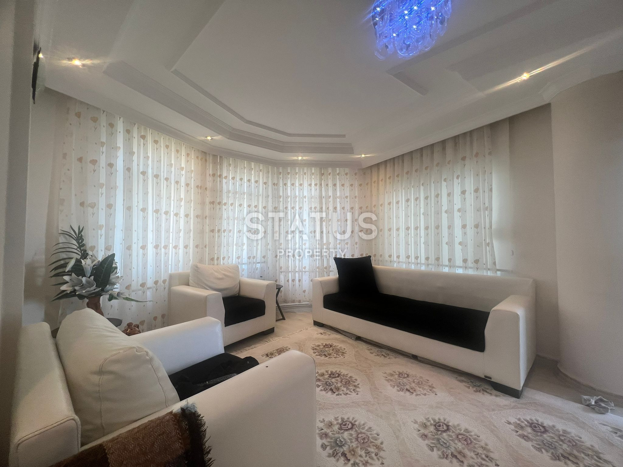 Четырёхкомнатная квартира в открытом для ВНЖ районе Тосмур в 50м от пляжа. 125м2 фото 3