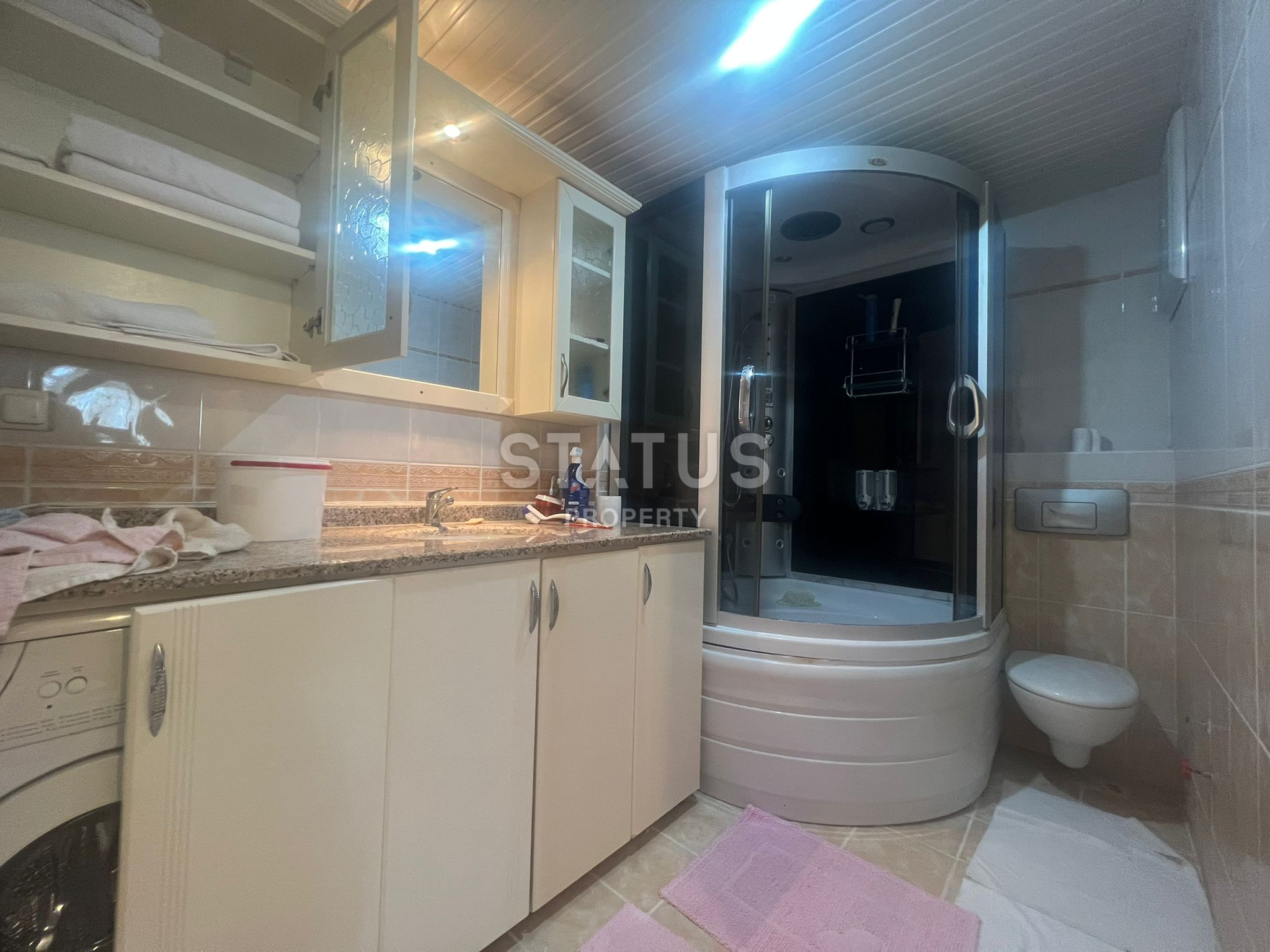 Четырёхкомнатная квартира в открытом для ВНЖ районе Тосмур в 50м от пляжа. 125м2 фото 14