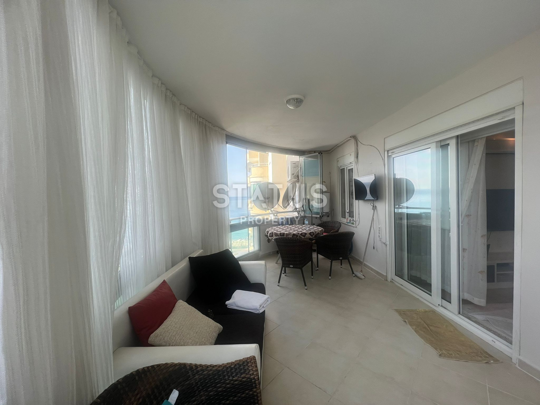 Четырёхкомнатная квартира в открытом для ВНЖ районе Тосмур в 50м от пляжа. 125м2 фото 15