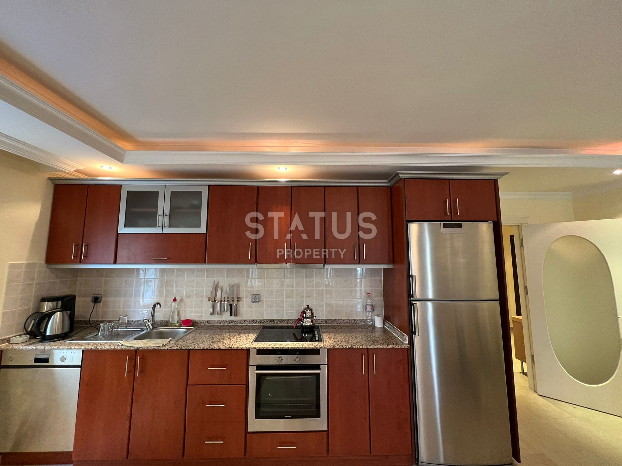 Трёхкомнатная меблированная квартира в первой береговой линии в Тосмуре. 110м2 фото 7