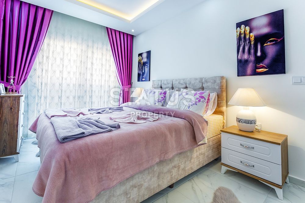 Новая меблированная квартира с видом на море в Махмутларе, 65 м2 фото 7