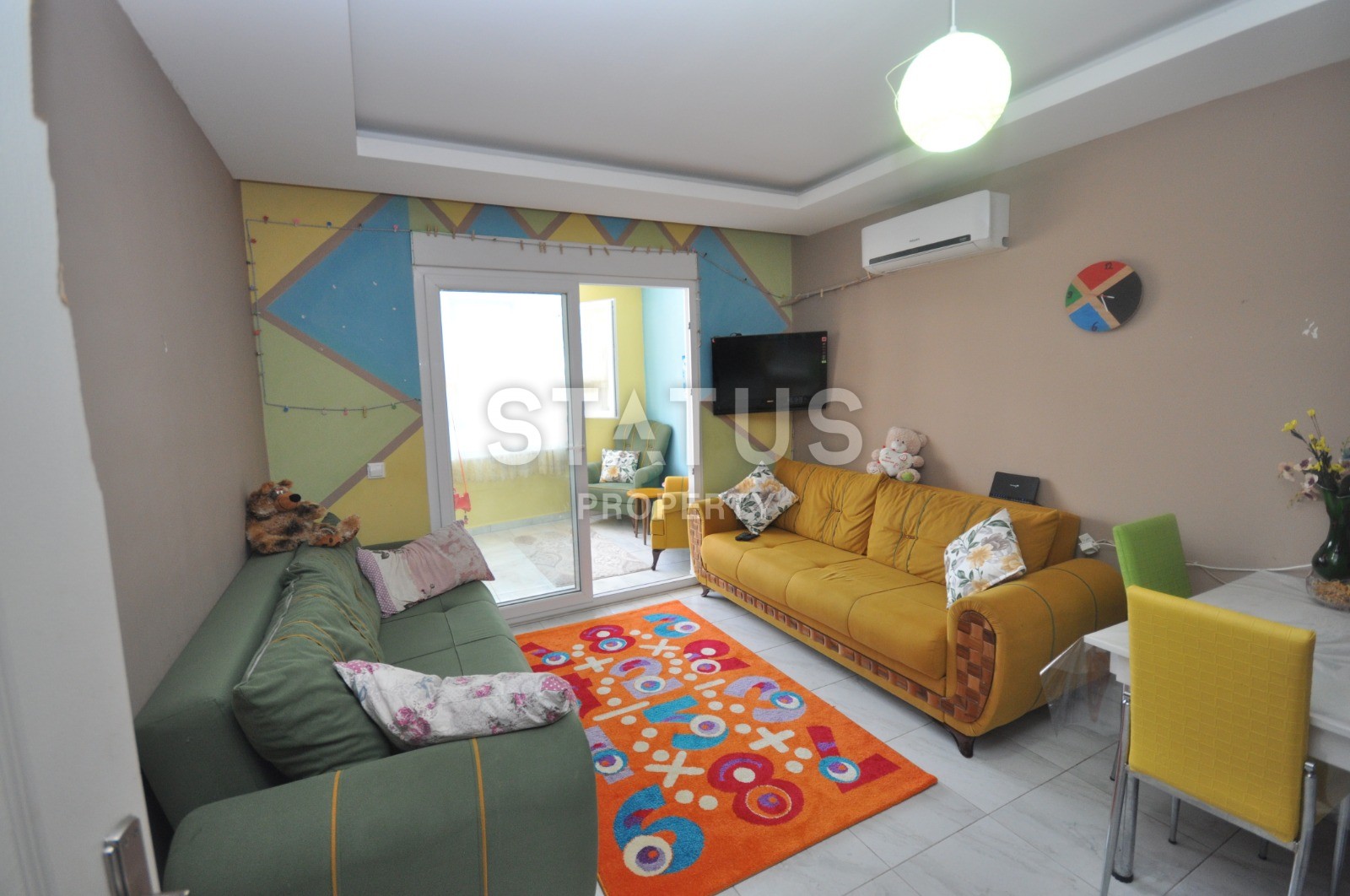 Двухкомнатная квартира с мебелью в Махмутларе, 65 кв. м. фото 1