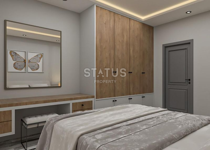 Новый инвестиционный проект первой береговой линии в Мерсине, Эрдемли. 78м2 – 100м2 фото 9