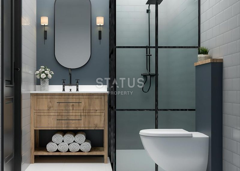 Новый инвестиционный проект первой береговой линии в Мерсине, Эрдемли. 78м2 – 100м2 фото 12