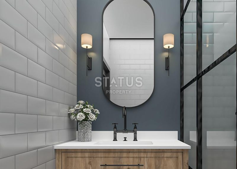 Новый инвестиционный проект первой береговой линии в Мерсине, Эрдемли. 78м2 – 100м2 фото 14