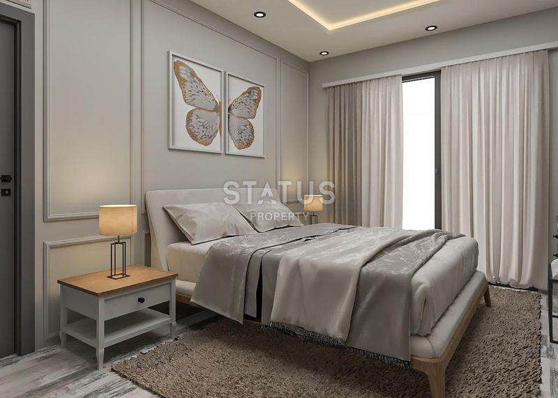 Новый инвестиционный проект первой береговой линии в Мерсине, Эрдемли. 78м2 – 100м2 фото 17