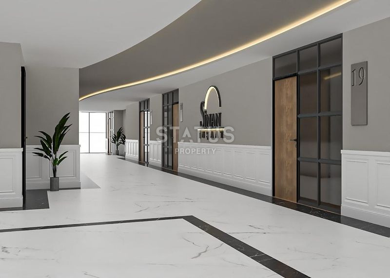 Новый инвестиционный проект первой береговой линии в Мерсине, Эрдемли. 78м2 – 100м2 фото 21