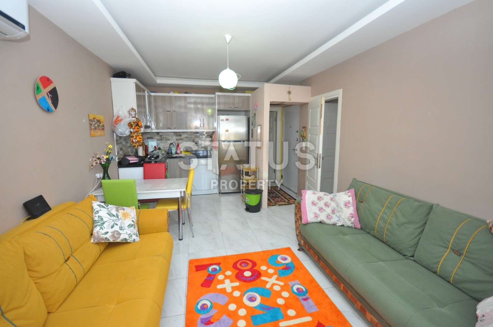 Двухкомнатная квартира с мебелью в Махмутларе, 65 кв. м. фото 3