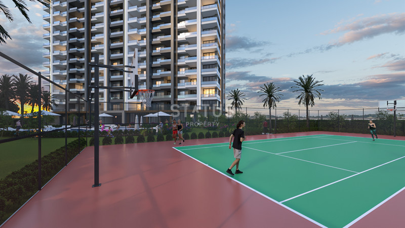 Новый инвестиционный проект первой береговой линии в Мерсине, Эрдемли. 78м2 – 100м2 фото 23