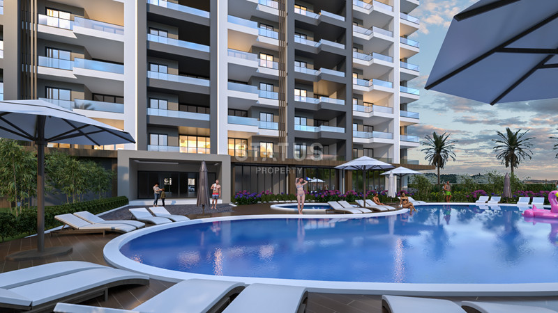 Новый инвестиционный проект первой береговой линии в Мерсине, Эрдемли. 78м2 – 100м2 фото 24