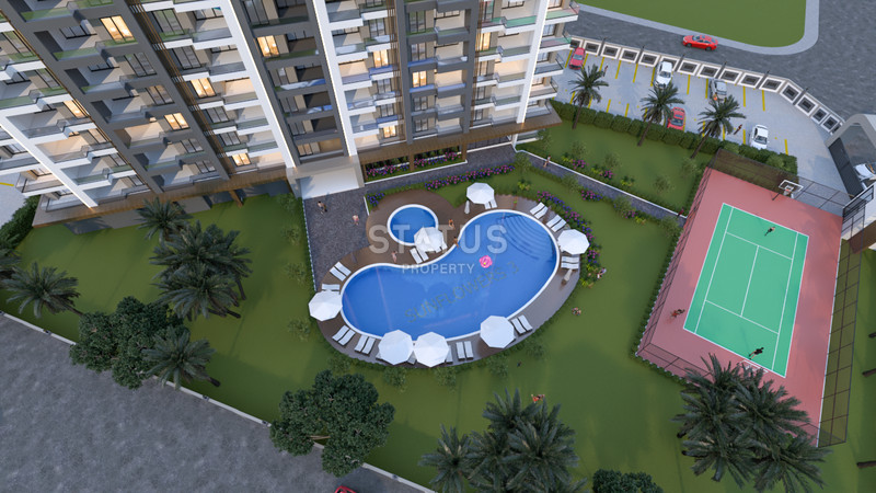 Новый инвестиционный проект первой береговой линии в Мерсине, Эрдемли. 78м2 – 100м2 фото 31