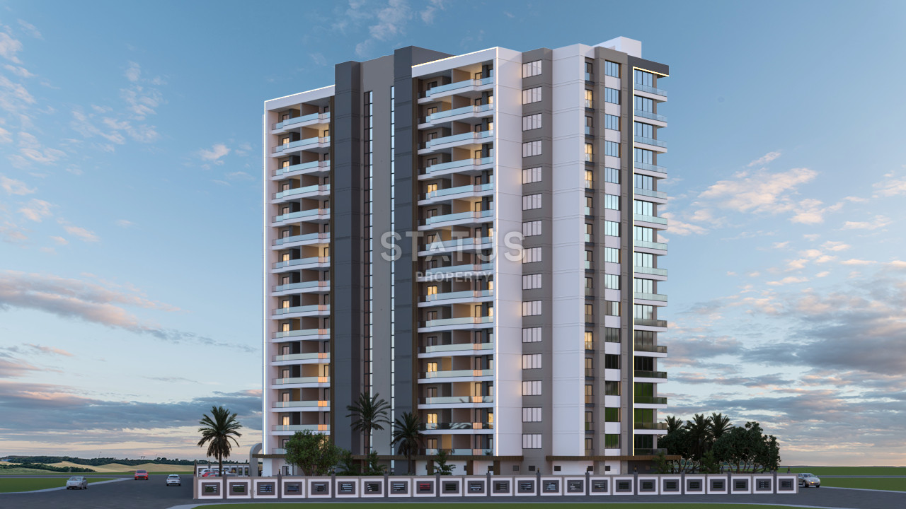 Новый инвестиционный проект первой береговой линии в Мерсине, Эрдемли. 78м2 – 100м2 фото 4