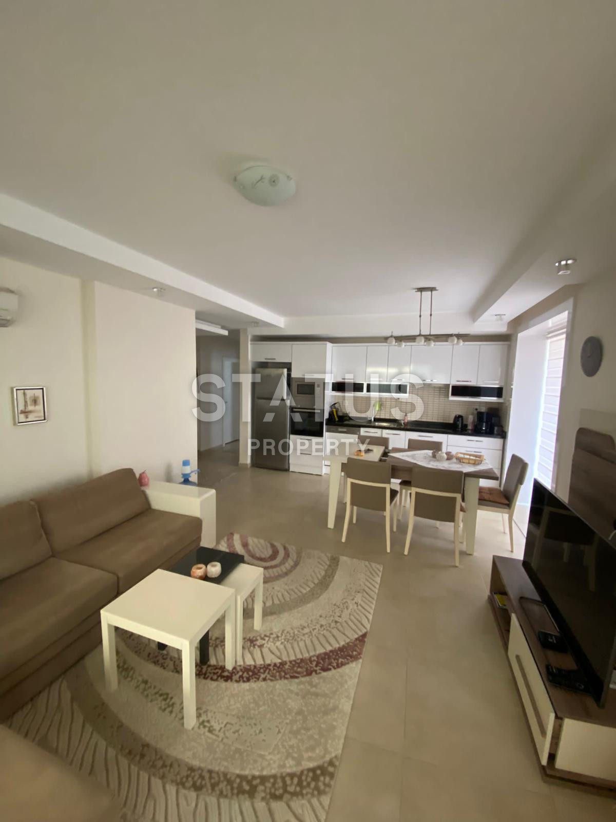 Просторная меблированная трёхкомнатная квартира  в Джикджили. 120м2 фото 3