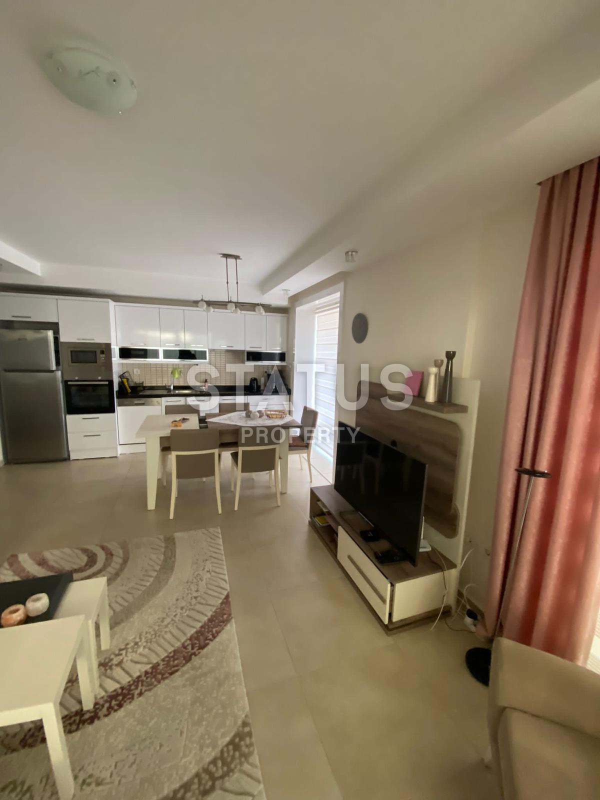 Просторная меблированная трёхкомнатная квартира  в Джикджили. 120м2 фото 4