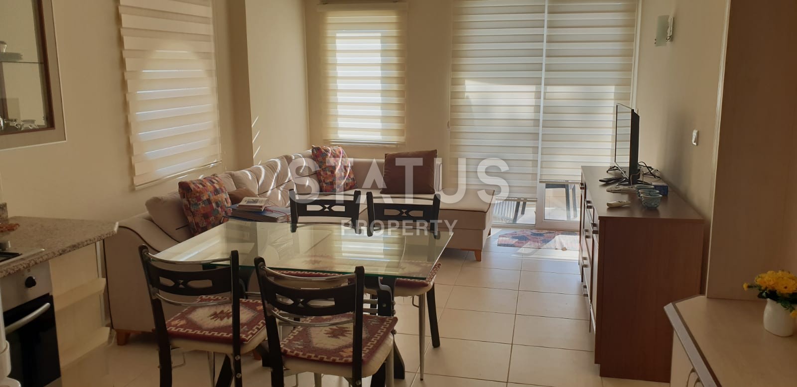 Апартаменты в центре Алании в 500 метрах от пляжа Клеопатра! Мебель и техника в стоимости. 60 кв.м. фото 9