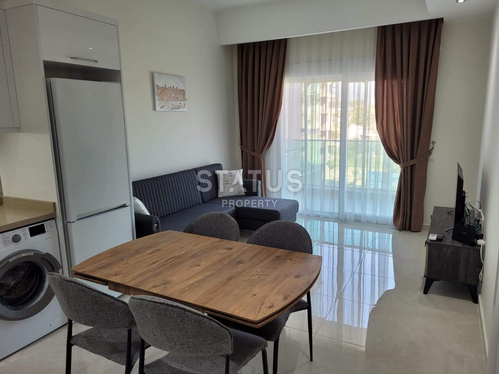 Уютная квартира 1+1 с мебелью в Авсалларе, 50 м2 фото 2