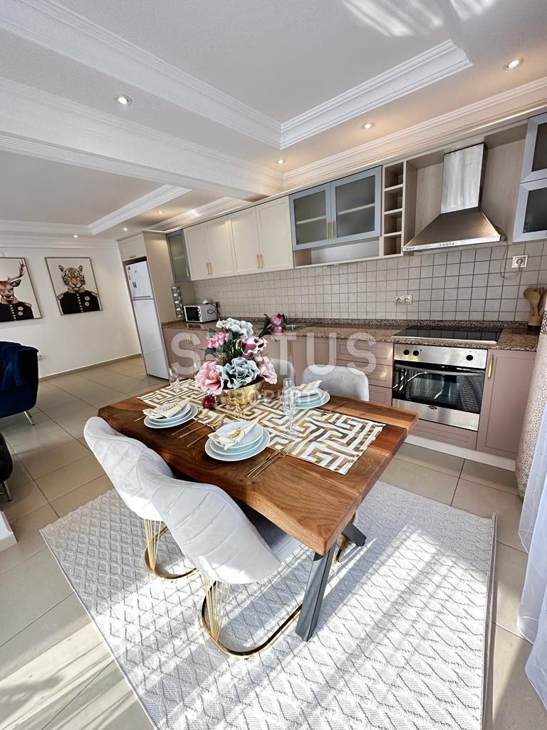 Квартира 2+1 с мебелью в нижней части района Оба, 115 м2 фото 20