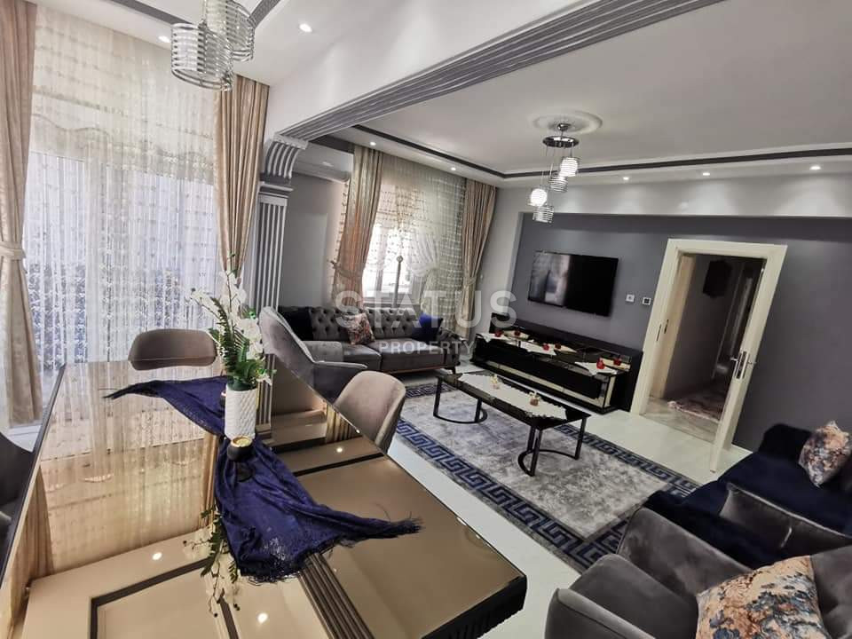 Трехкомнатная меблированная квартира в центре Аланий. 130 м2 фото 3