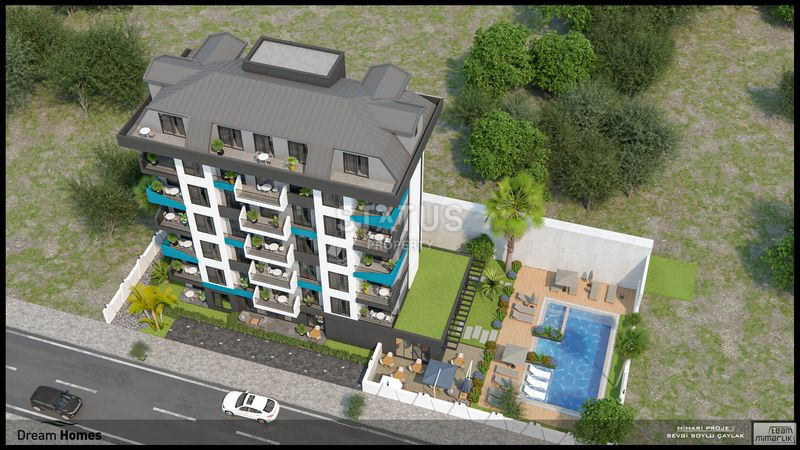 Новый бутик проект с квартирами 2+1, 3+1 и 4+1 в Авсалларе. 65м2 – 138м2 фото 8