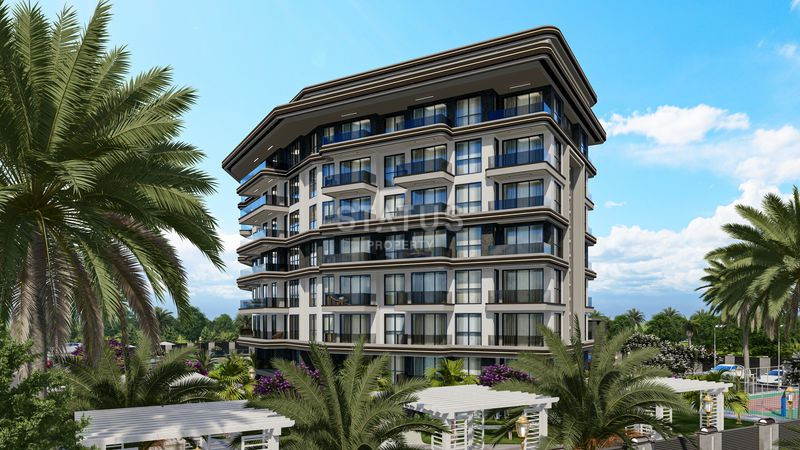 Новый проект на этапе котлована в Газипаше, 55-110 м2 фото 1