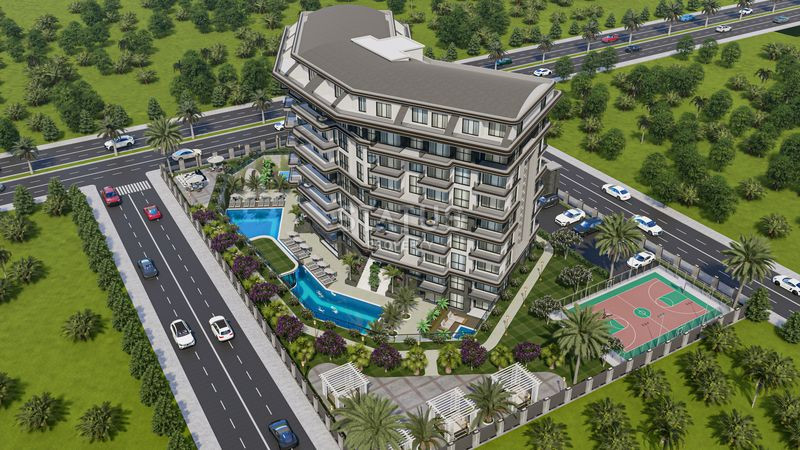 Новый проект на этапе котлована в Газипаше, 55-110 м2 фото 17