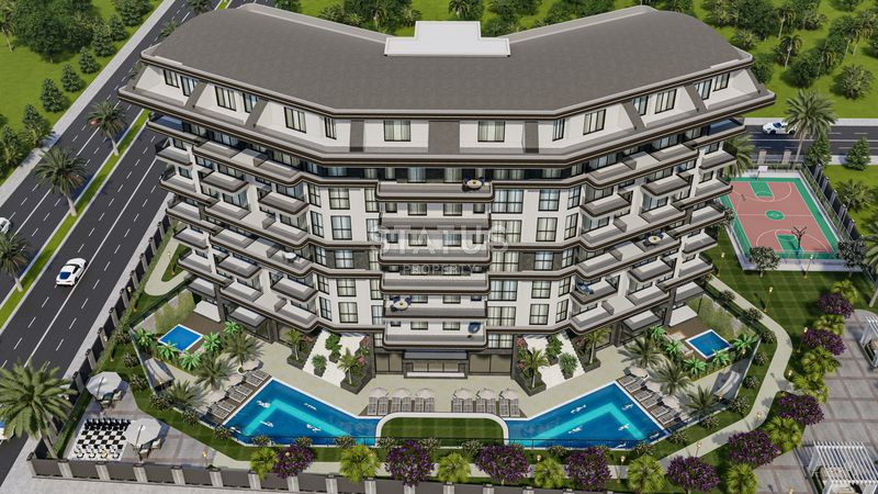 Новый проект на этапе котлована в Газипаше, 55-110 м2 фото 18