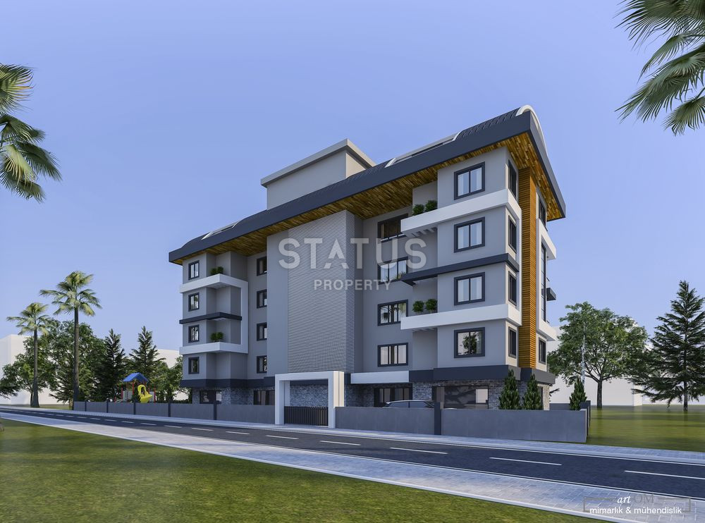 Новый комплекс в районе Паяллар, Аланья, в рассрочку до конца строительства,  54-134 м2 фото 3