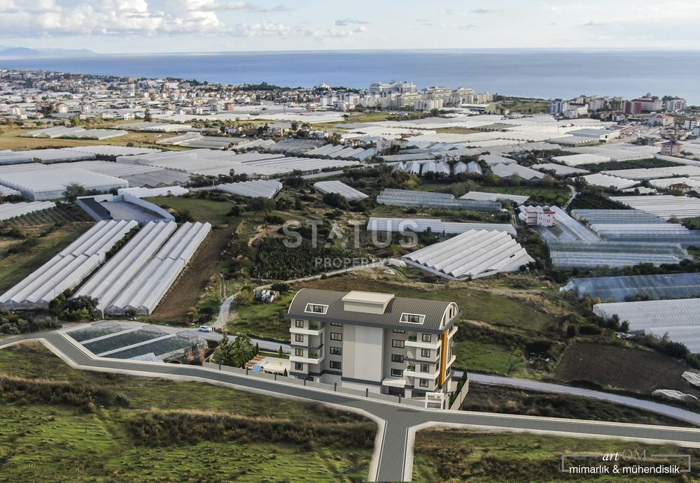 Новый комплекс в районе Паяллар, Аланья, в рассрочку до конца строительства,  54-134 м2 фото 4