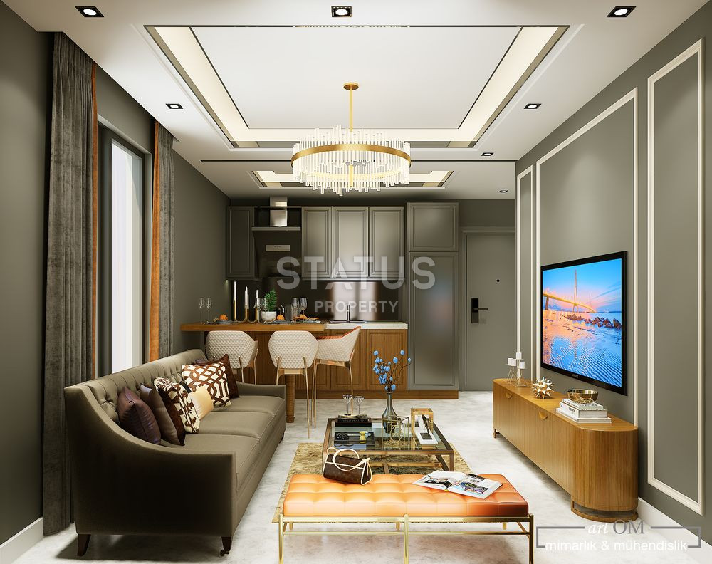 Новый комплекс в районе Паяллар, Аланья, в рассрочку до конца строительства,  54-134 м2 фото 7