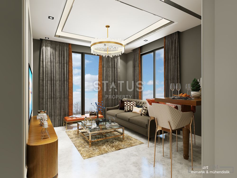 Новый комплекс в районе Паяллар, Аланья, в рассрочку до конца строительства,  54-134 м2 фото 8