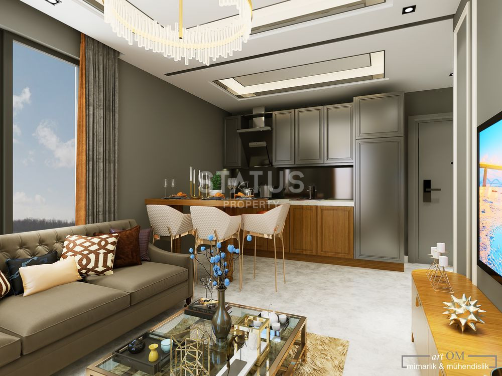 Новый комплекс в районе Паяллар, Аланья, в рассрочку до конца строительства,  54-134 м2 фото 9