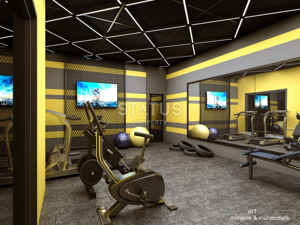 Новый комплекс в районе Паяллар, Аланья, в рассрочку до конца строительства,  54-134 м2 фото 13