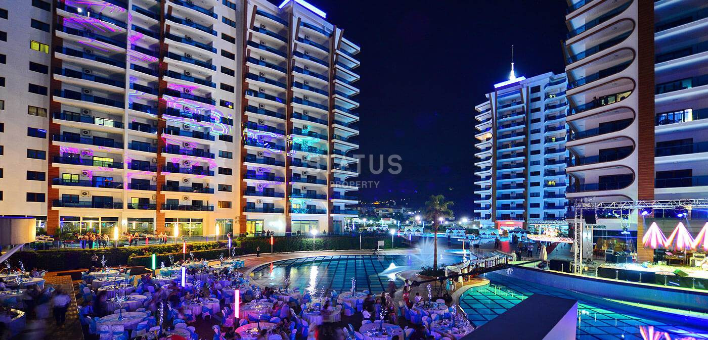 Апартаменты планировкой 1+1 в легендарном комплексе Алании в районе Махмутлар, 75 м2. фото 17