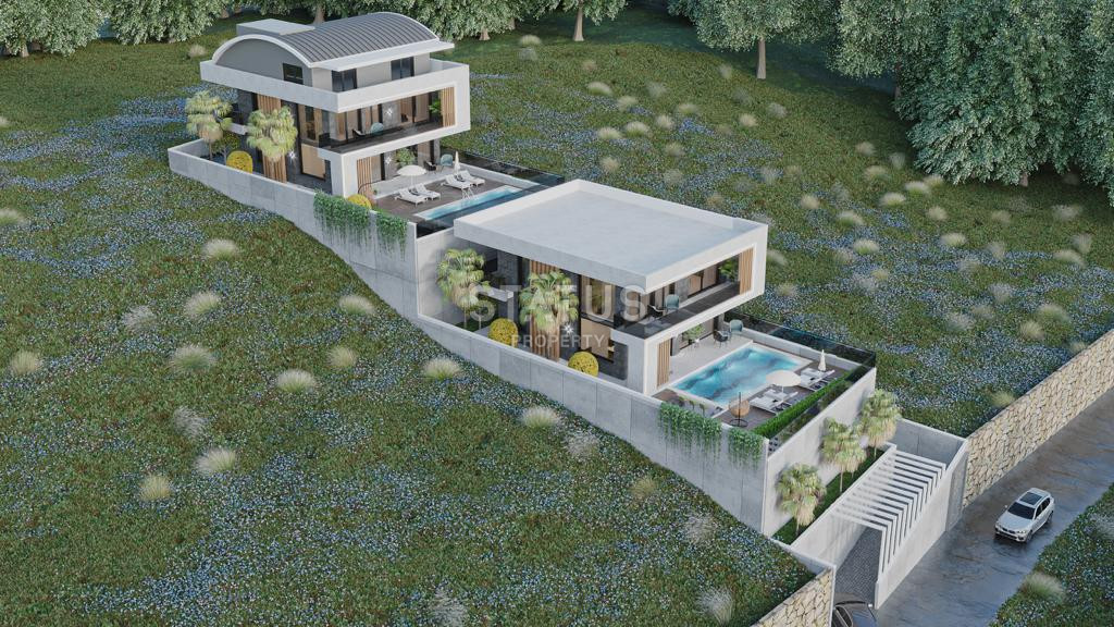 Villa 4+1 in the central mountainous area of Alanya-Tepe, 342 m2 фото 11