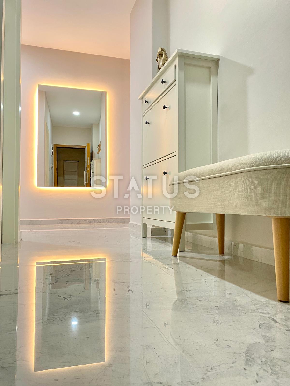 Трехкомнатная дизайнерская квартира в Авсалларе, 102 м2 фото 10