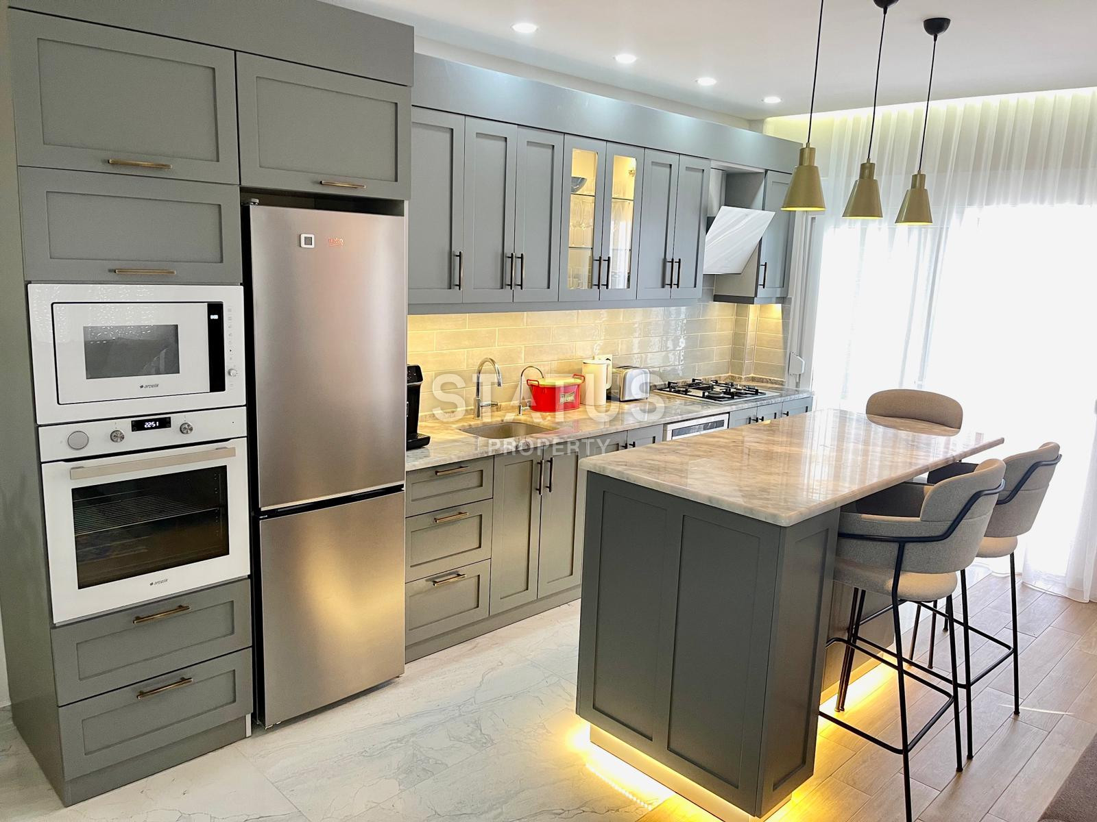 Трехкомнатная дизайнерская квартира в Авсалларе, 102 м2 фото 7