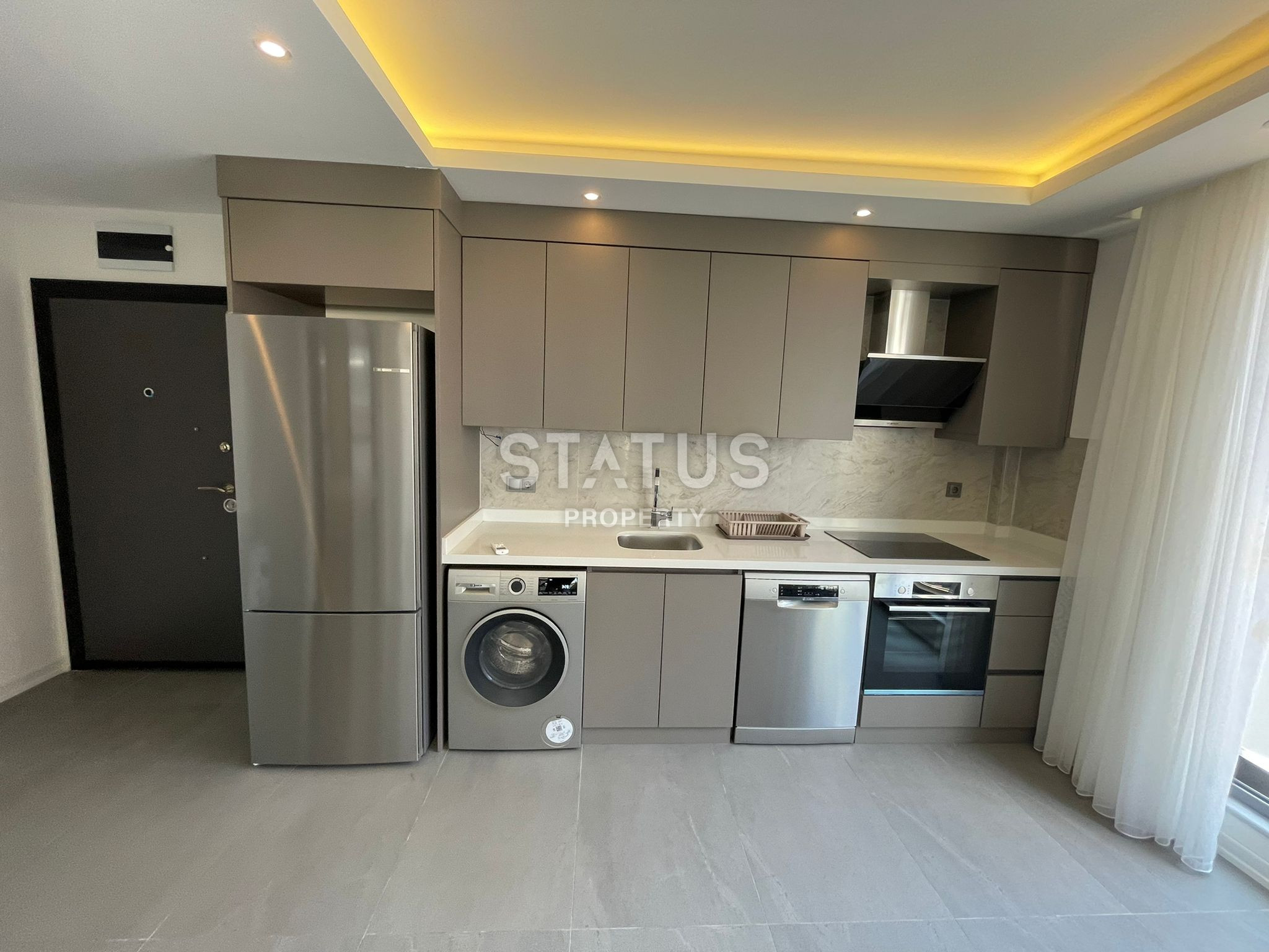 Стильные двухкомнатные апартаменты в районе пляжа Клеопатры, 55м2 фото 3