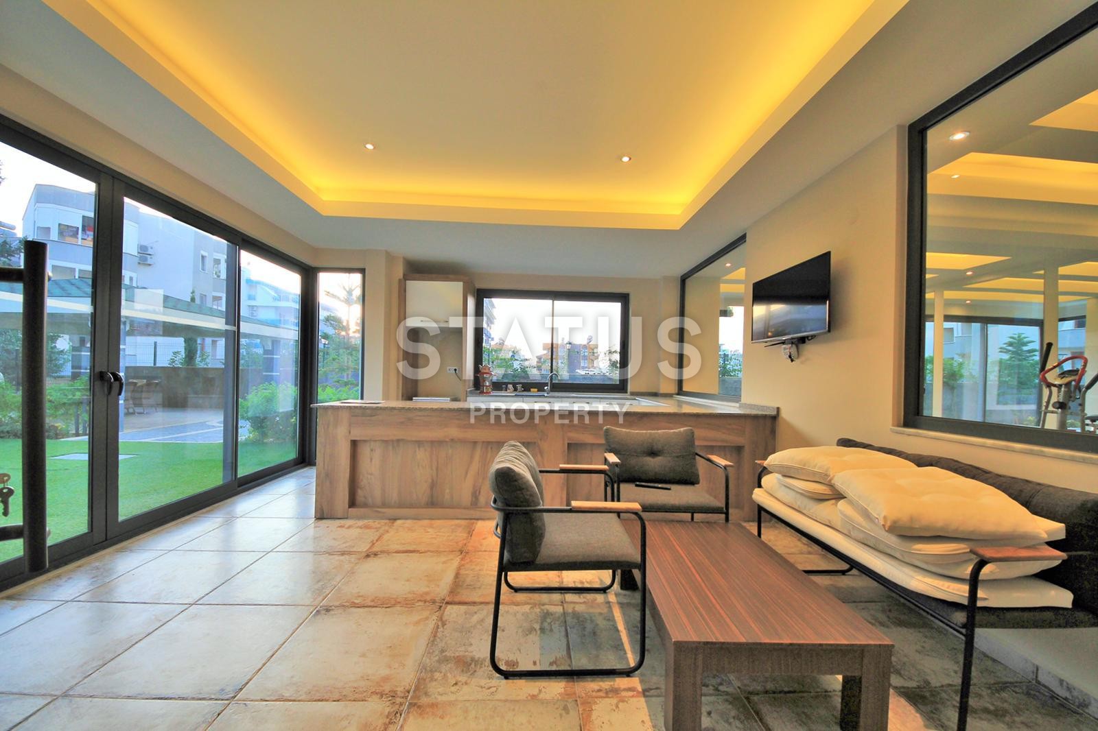 Двухкомнатная квартира в новом комплексе в Авсалларе, 55 м2 фото 9